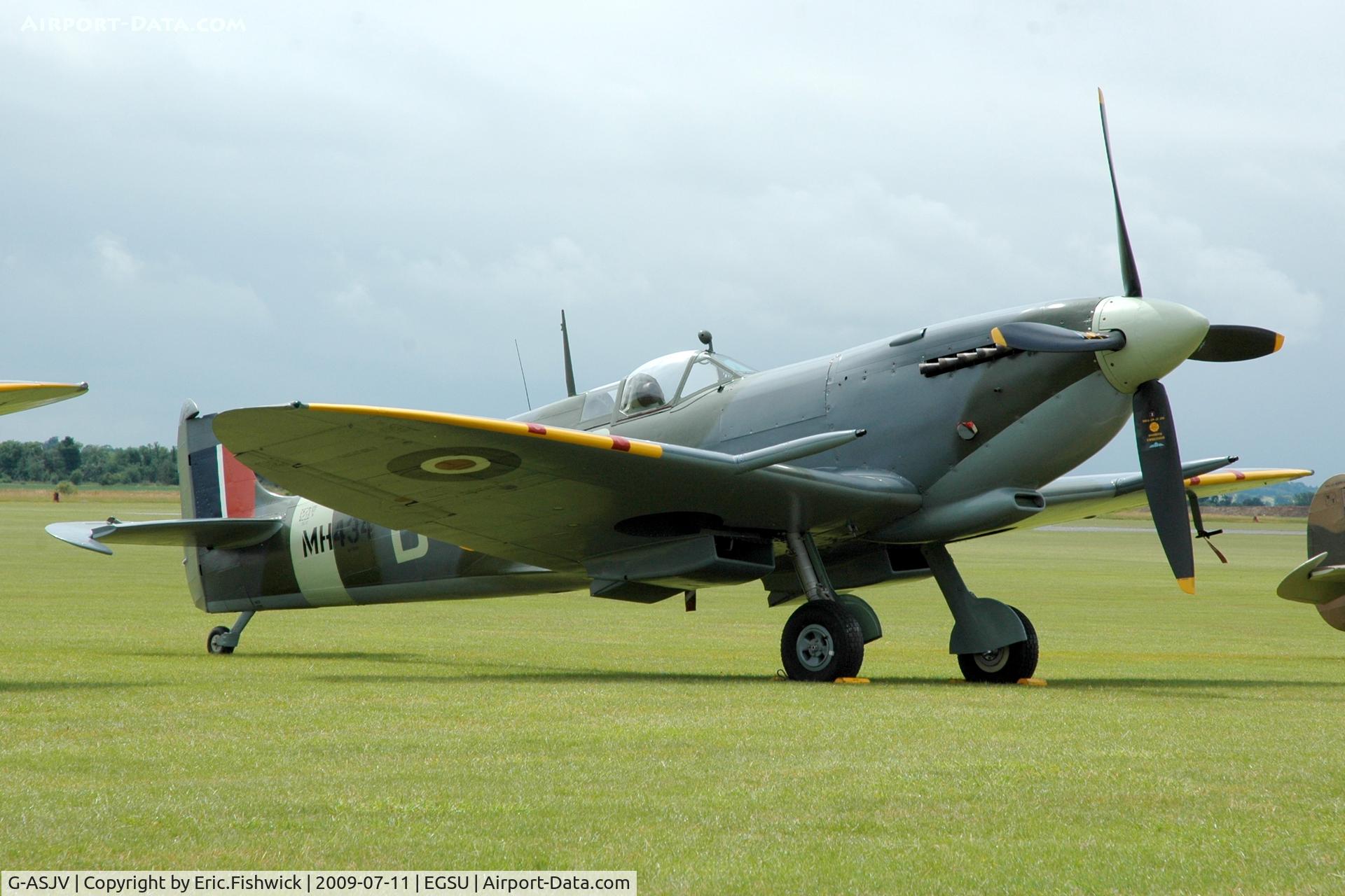 G-ASJV, 1943 Supermarine 361 Spitfire LF.IXb C/N CBAF.IX.552, G-ASJV at Duxford Flying Legends Air Show July 09