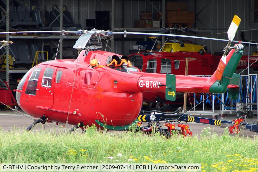 G-BTHV, 1991 MBB Bo-105DBS-4 C/N S.855, Bolkow Bo105 at Gloucestershire (Staverton) Airport