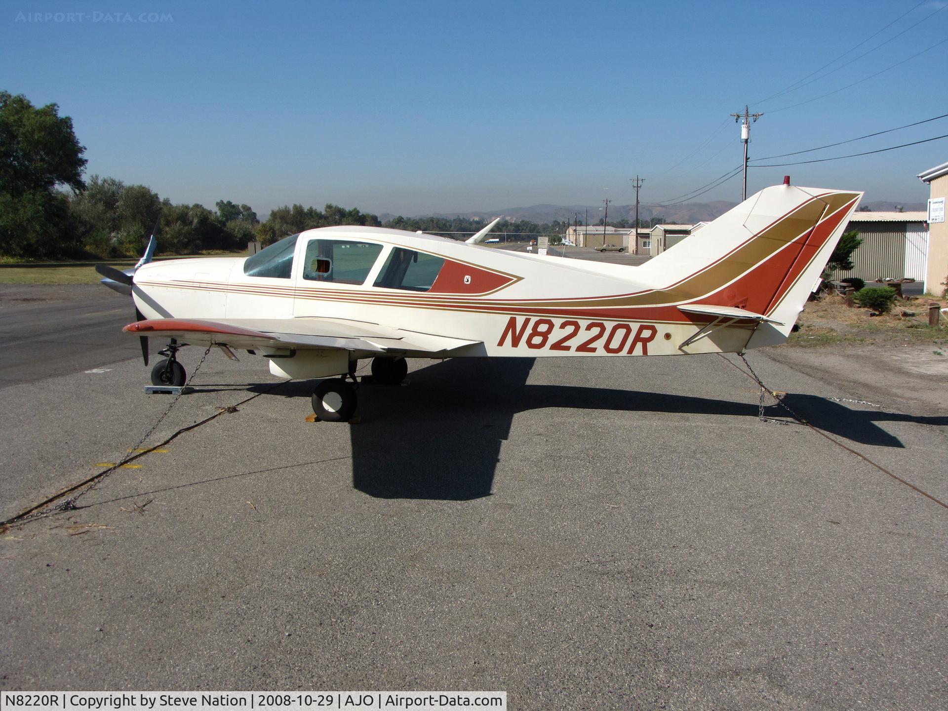 N8220R, 1972 Bellanca 17-30A Viking C/N 30430, Sunny shot of 1972 Bellanca 17-30A @ photographer-friendly Corona Municipal, CA
