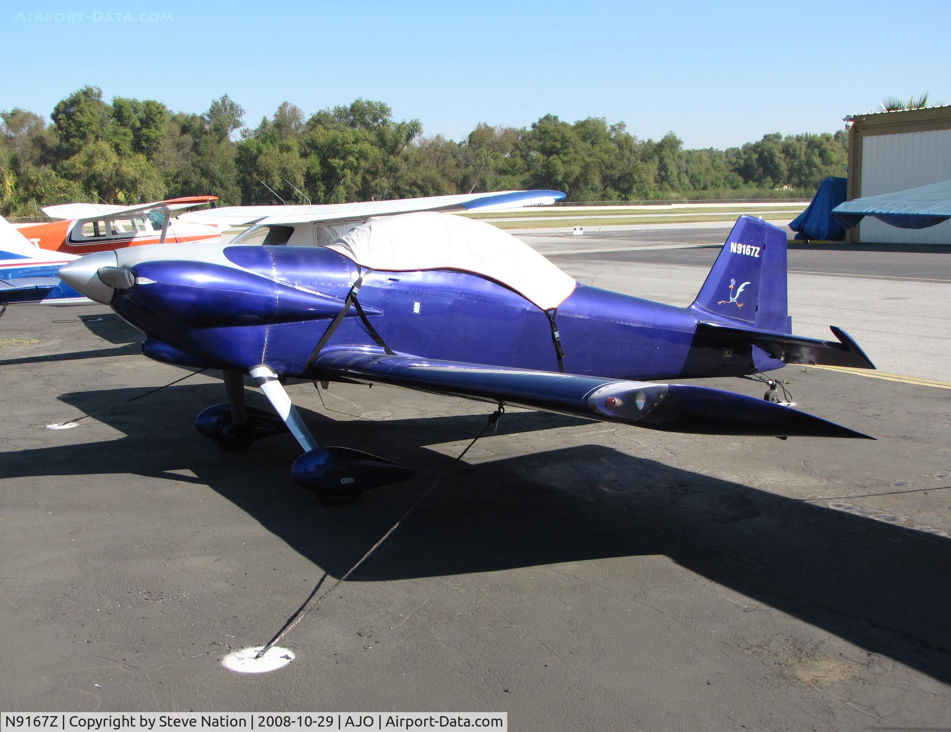 N9167Z, Vans RV-4 C/N 3933, VANS RV-4 with roadrunner TL @ Corona, CA