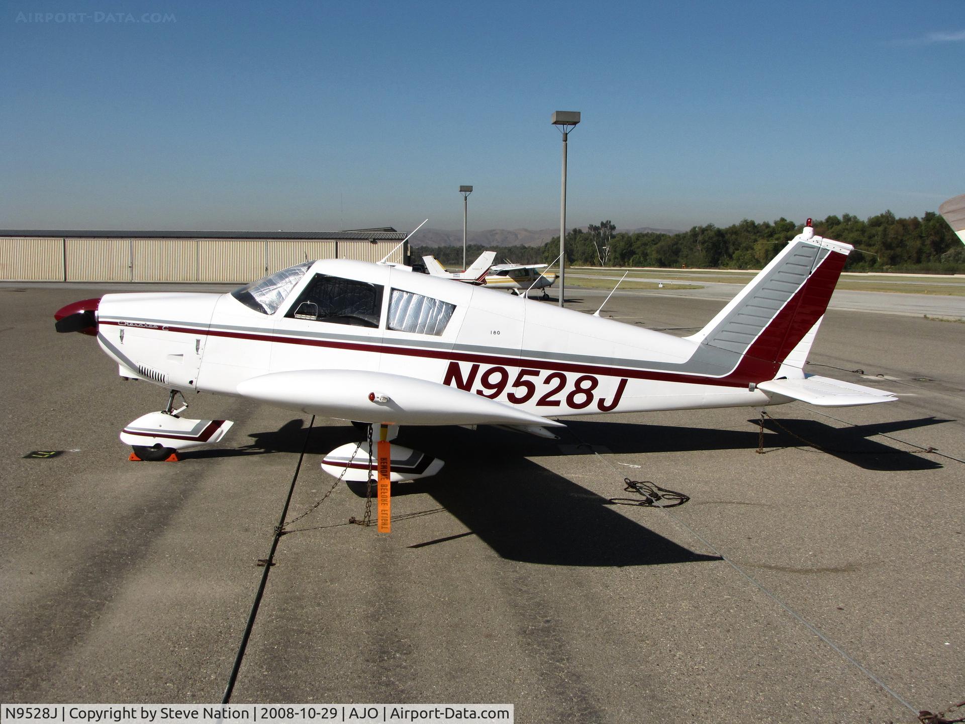 N9528J, 1966 Piper PA-28-180 Cherokee C/N 28-3654, 1966 Piper PA-28-180 Cherokee @ Corona, CA