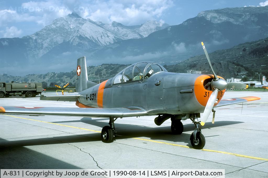 A-831, Pilatus P3-05 C/N 469-18, Good old piston powered Pilatus P-3.