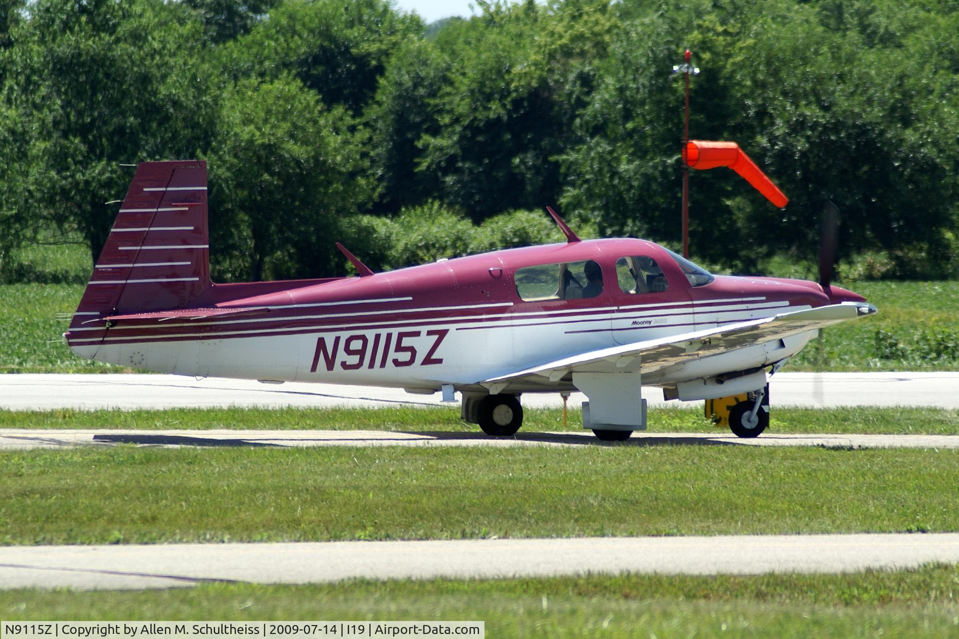 N9115Z, Mooney M20J 201 C/N 24-3184, Mooney M20J