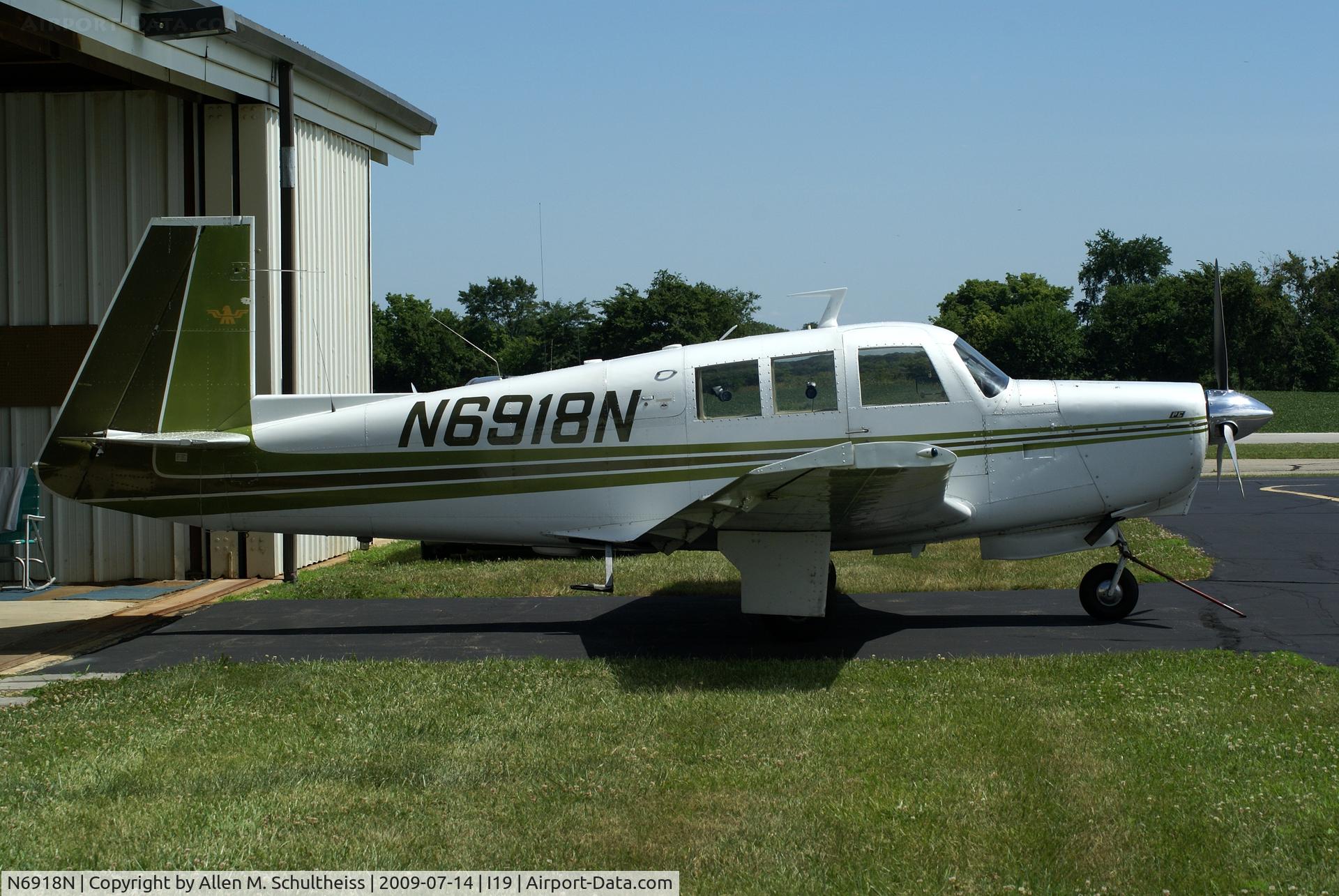 N6918N, 1968 Mooney M-20G Statesman C/N 680141, 1968 Mooney M20G