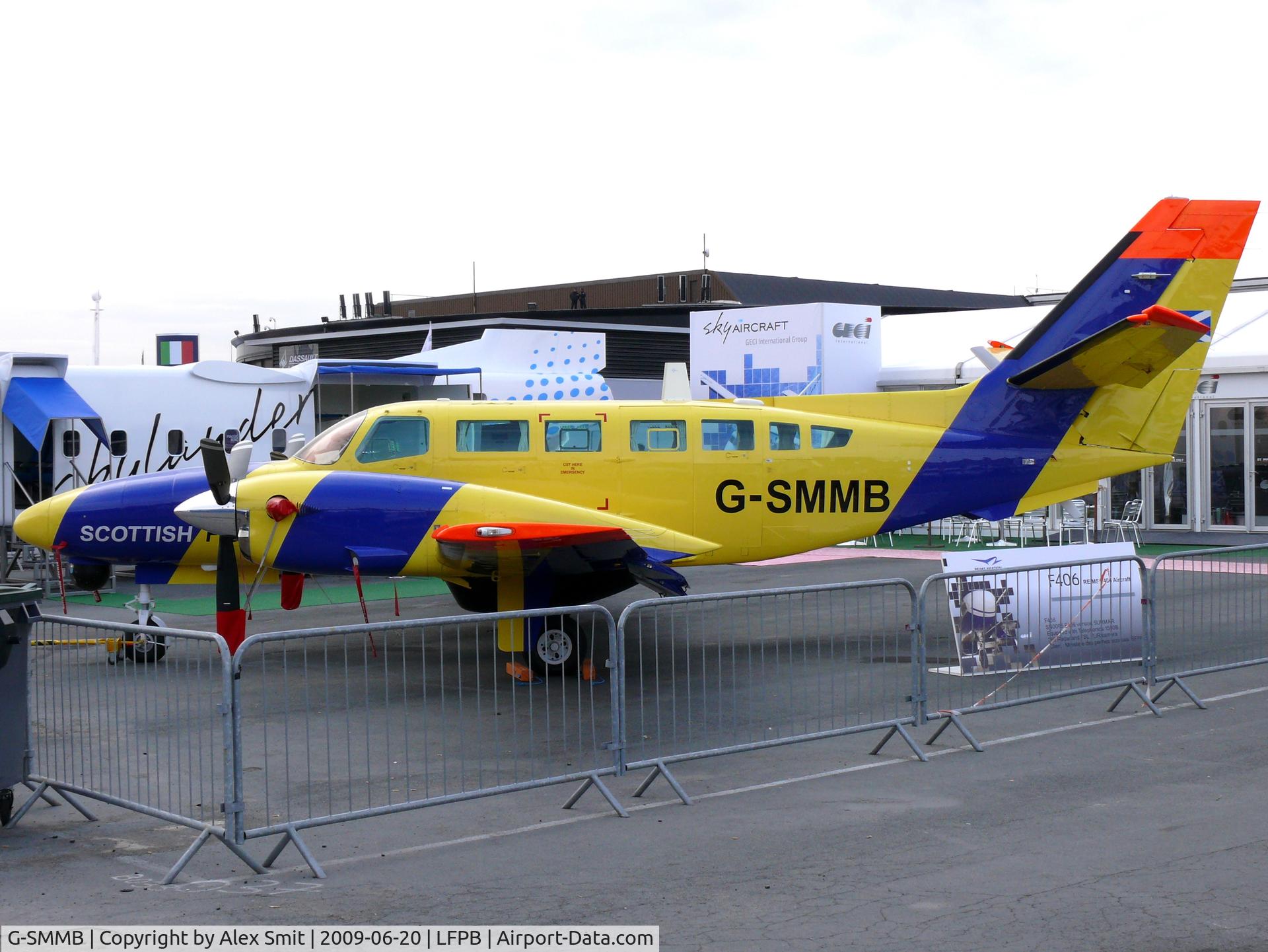 G-SMMB, 2008 Reims Cessna F406 Caravan II C/N F406-0095, Cessna CF406 Caravan II G-SMMB Scottish Fisheries Protection Agency
