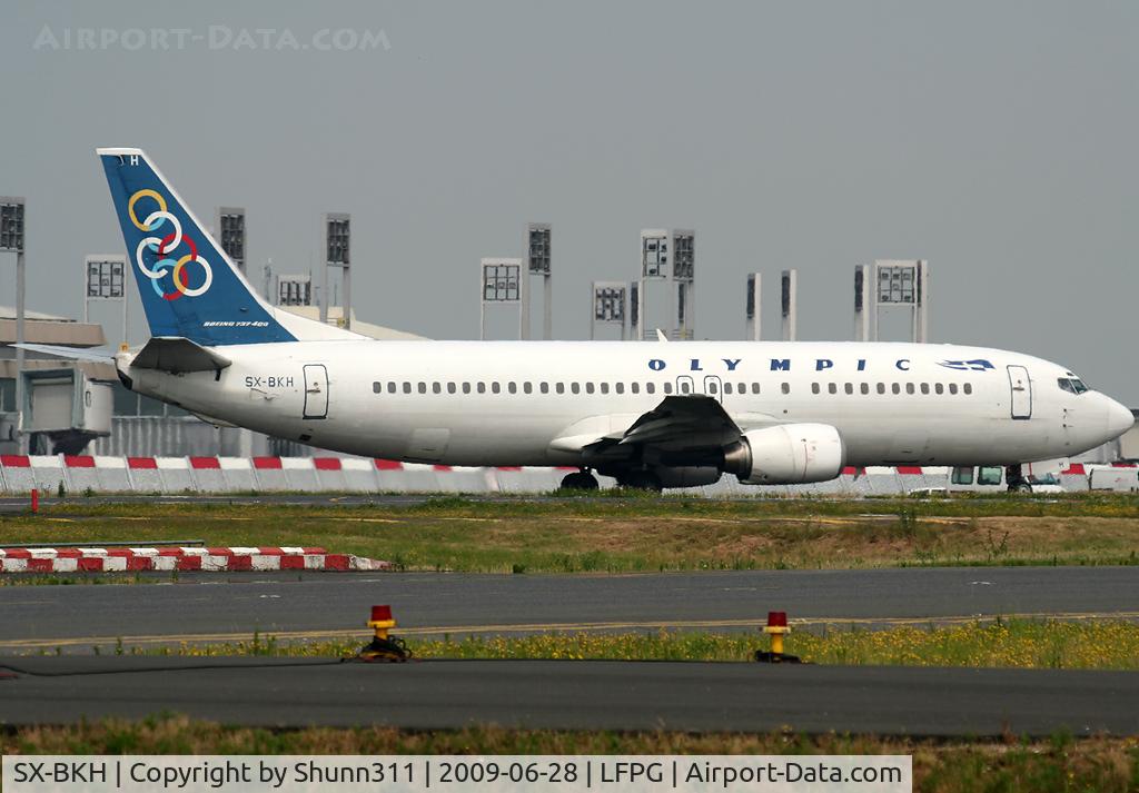 SX-BKH, 1990 Boeing 737-4Q8 C/N 24703, Taxiing for departure...