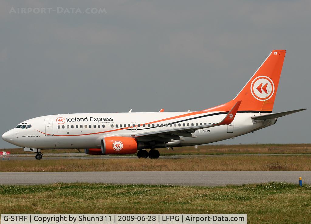 G-STRF, 2002 Boeing 737-76N C/N 29885, Taxiing for departure...