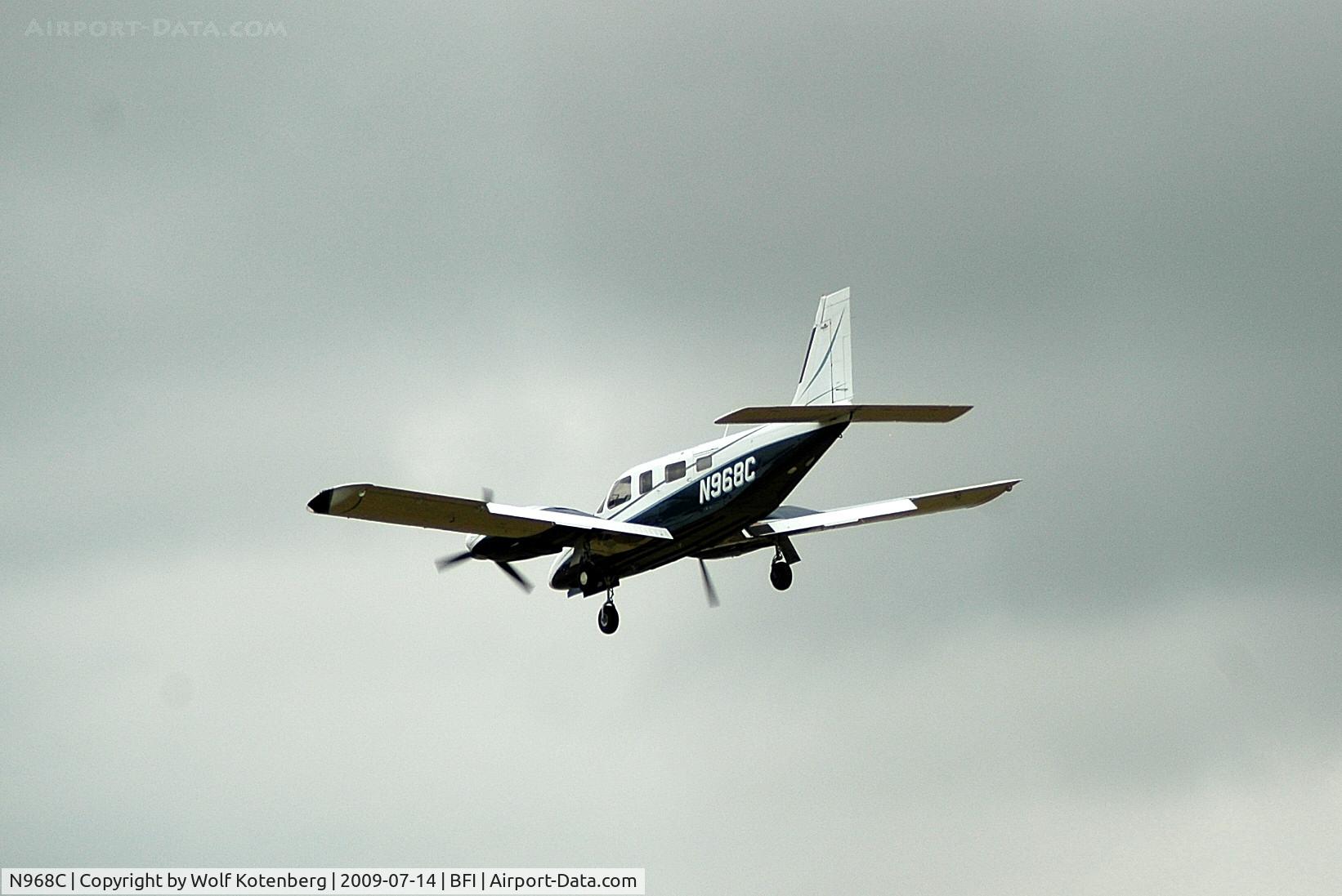 N968C, 2003 Piper PA-34-220T C/N 3449287, on final
