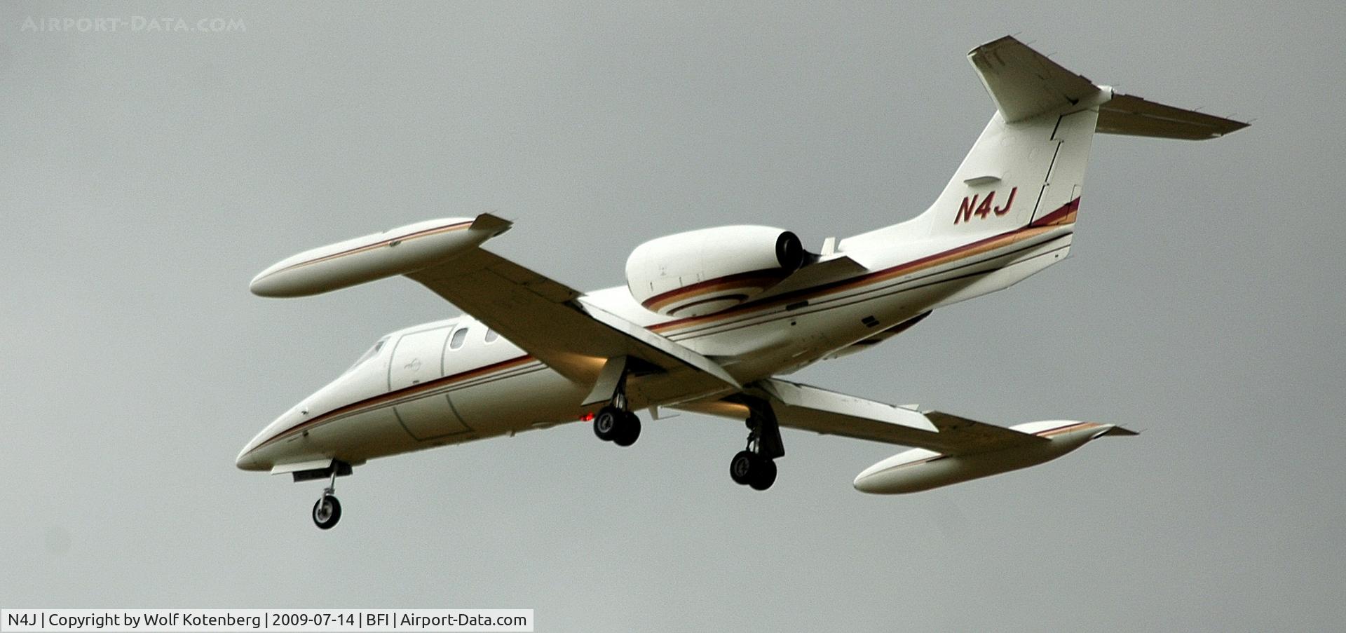 N4J, 1977 Gates Learjet Corp. 35A C/N 110, on final