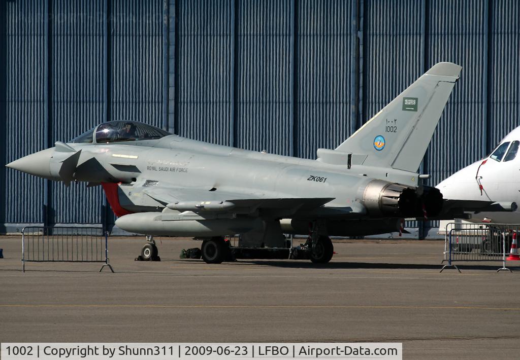 1002, 2008 Eurofighter EF-2000 Typhoon F2 C/N CS002/BS043/168, Second Typhoon for Royal Saudi Air Force