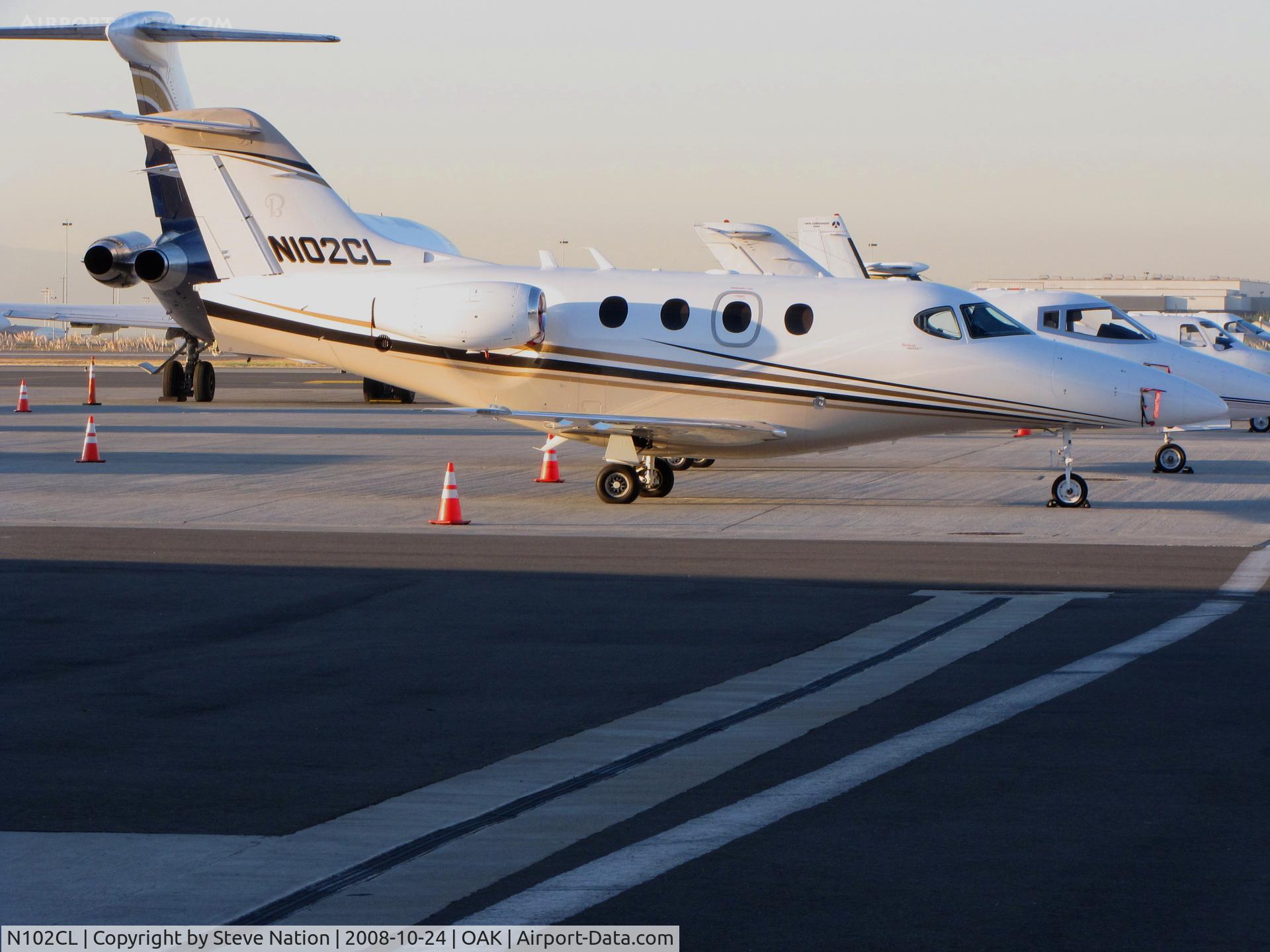 N102CL, 2007 Raytheon 390 Premier 1A C/N RB-178, 2007 Raytheon Aircraft Company 390 @ OAK