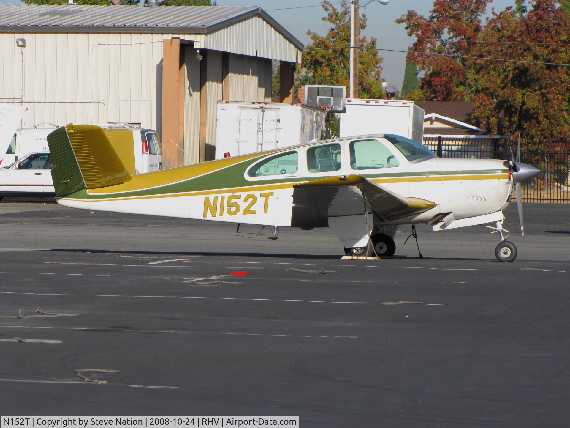N152T, 1962 Beech P35 Bonanza C/N D-6956, 1962 Beech P35 @ RHV