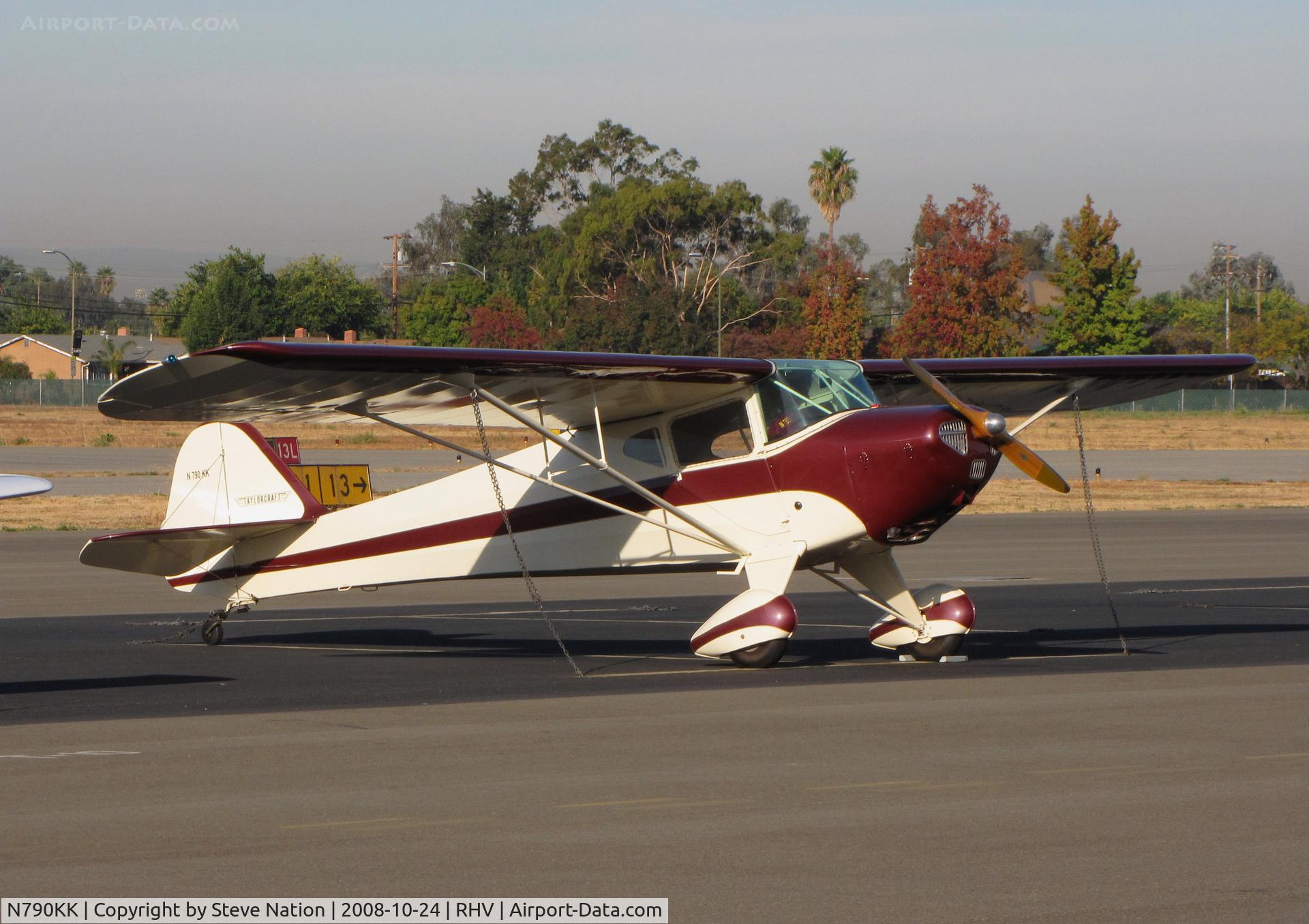 N790KK, 1941 Taylorcraft BC-12-65 C/N 3014, 1941 Taylorcraft BC12-65 @ RHV