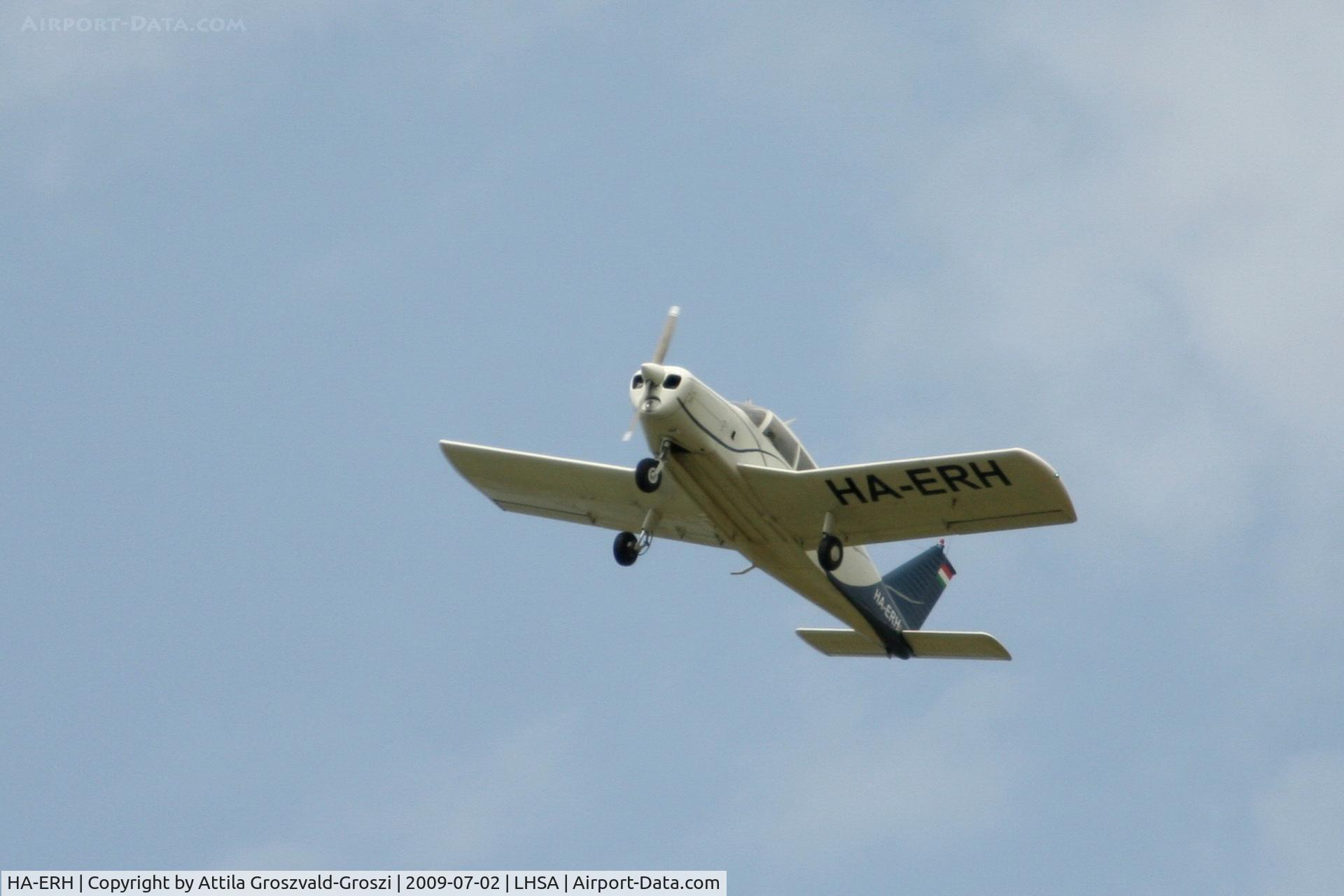 HA-ERH, 1968 Piper PA-28-140 Cherokee Cruiser C/N 28-24386, LHSA- Szentkiralyszabadja Airport - ex SE-FDA - During take-off