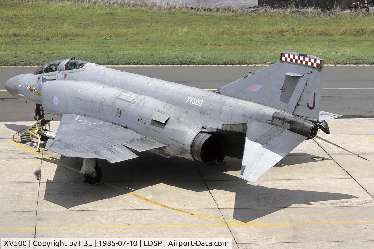XV500, 1969 McDonnell Douglas Phantom FGR2 C/N 3491/0115, FGR.2 during a squadron exchange at Fliegerhorst Pferdsfeld