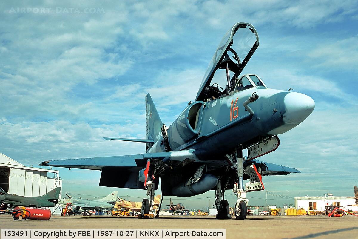 153491, Douglas TA-J4 Skyhawk C/N 13557, TA-4J Top-Gun