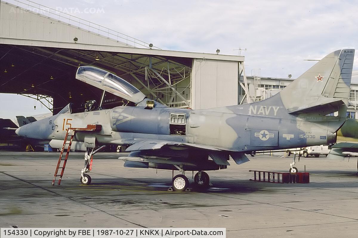 154330, Douglas TA-4J Skyhawk C/N 13714, Top Gun TA-4J