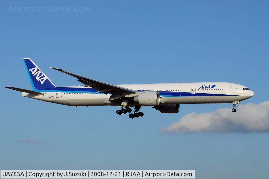 JA783A, 2008 Boeing 777-381/ER C/N 27940, NH B777-300ER