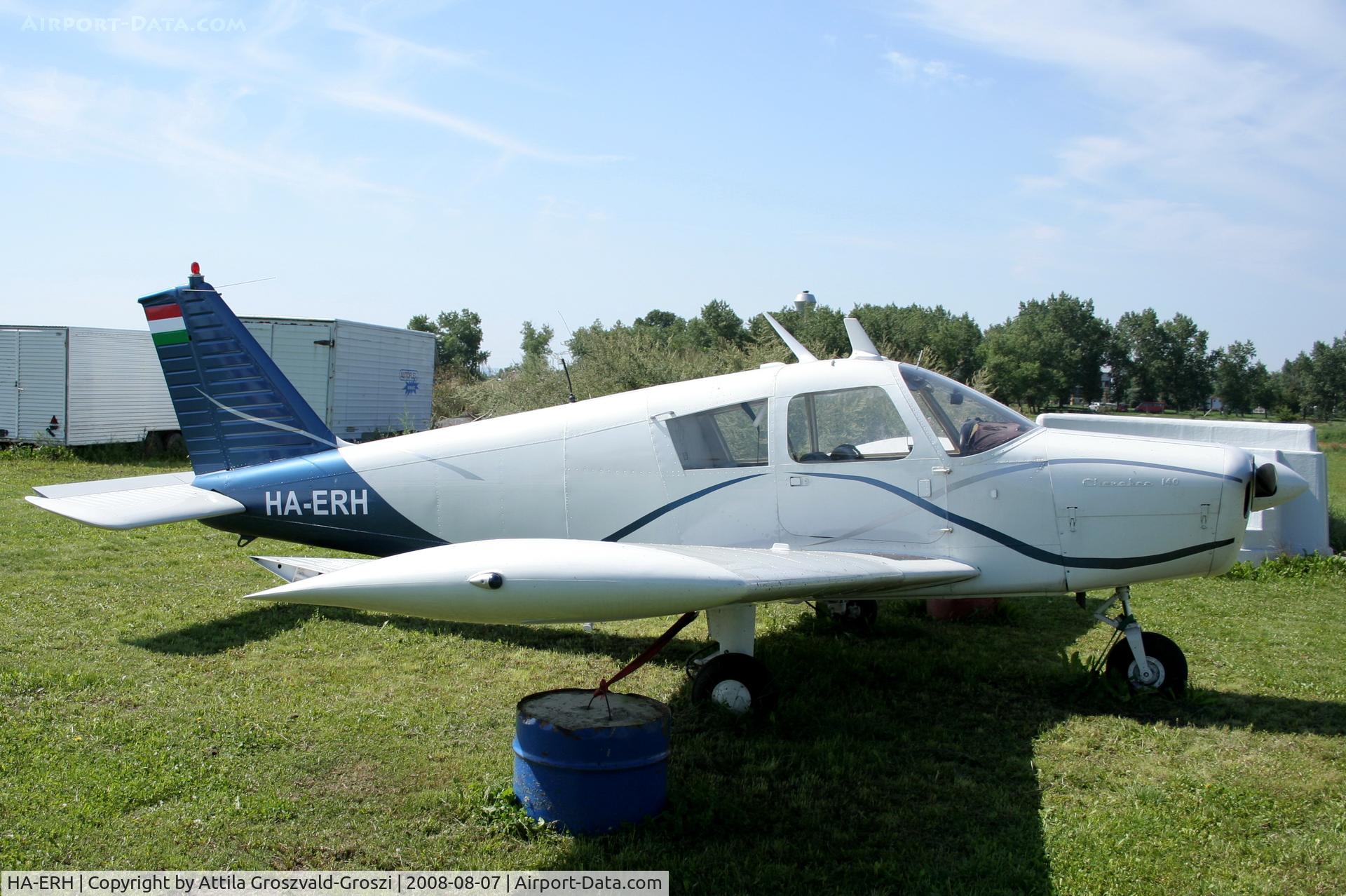 HA-ERH, 1968 Piper PA-28-140 Cherokee Cruiser C/N 28-24386, Györszentiván-Böny Airport, Hungary - ex SE-FDA - Correction, mending Kobo Air service on a Ltd. base