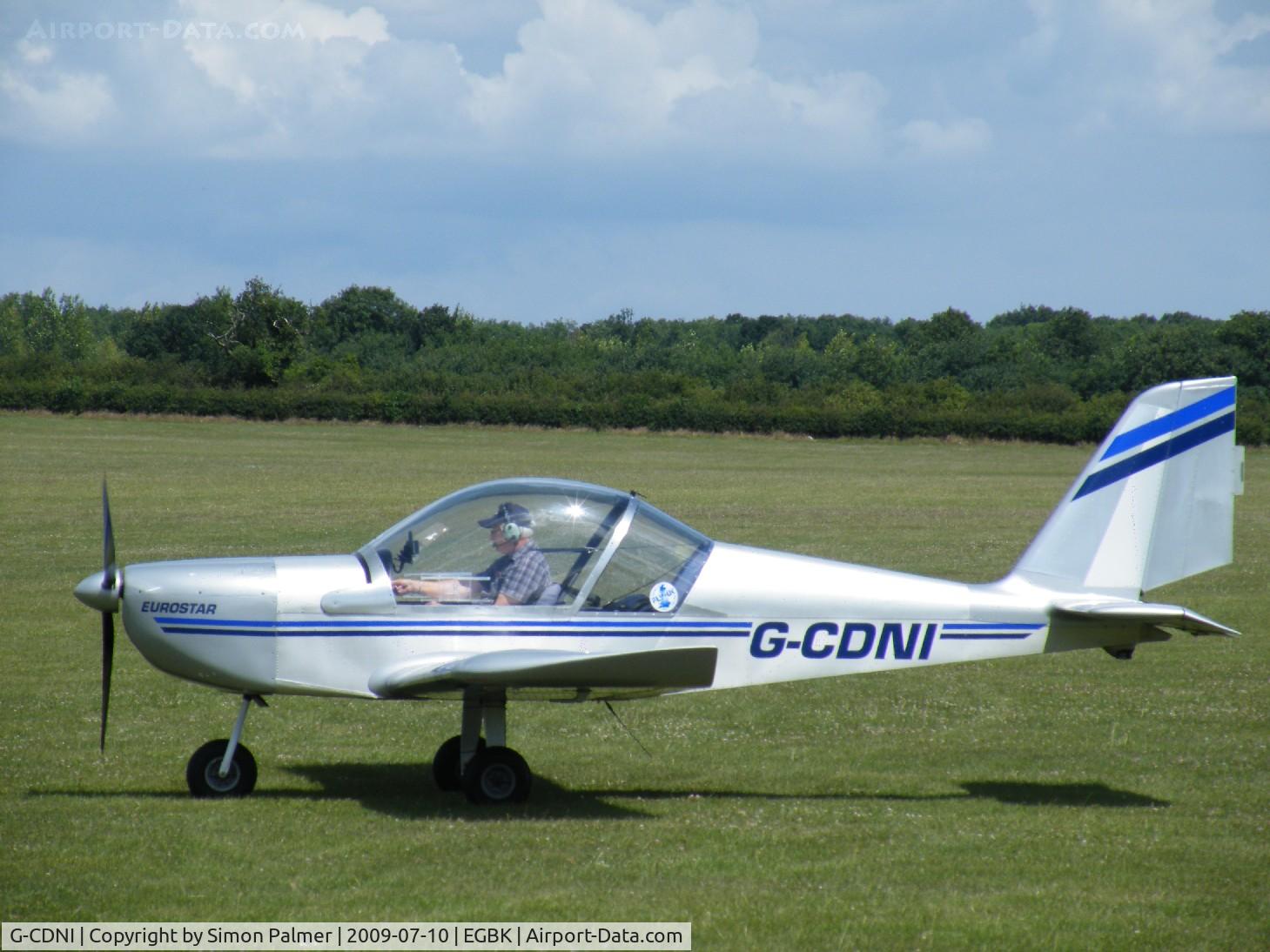 G-CDNI, 2005 Cosmik EV-97 TeamEurostar UK C/N 2321, Eurostar visiting Sywell