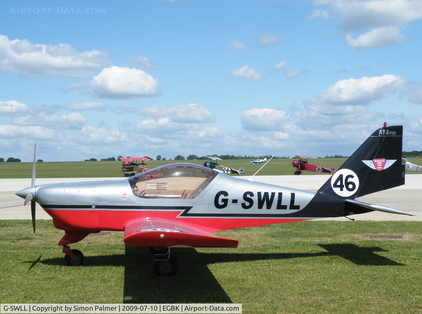 G-SWLL, 2005 Aero AT-3 R100 C/N AT3-012, AT-3, but check out the planes in the background