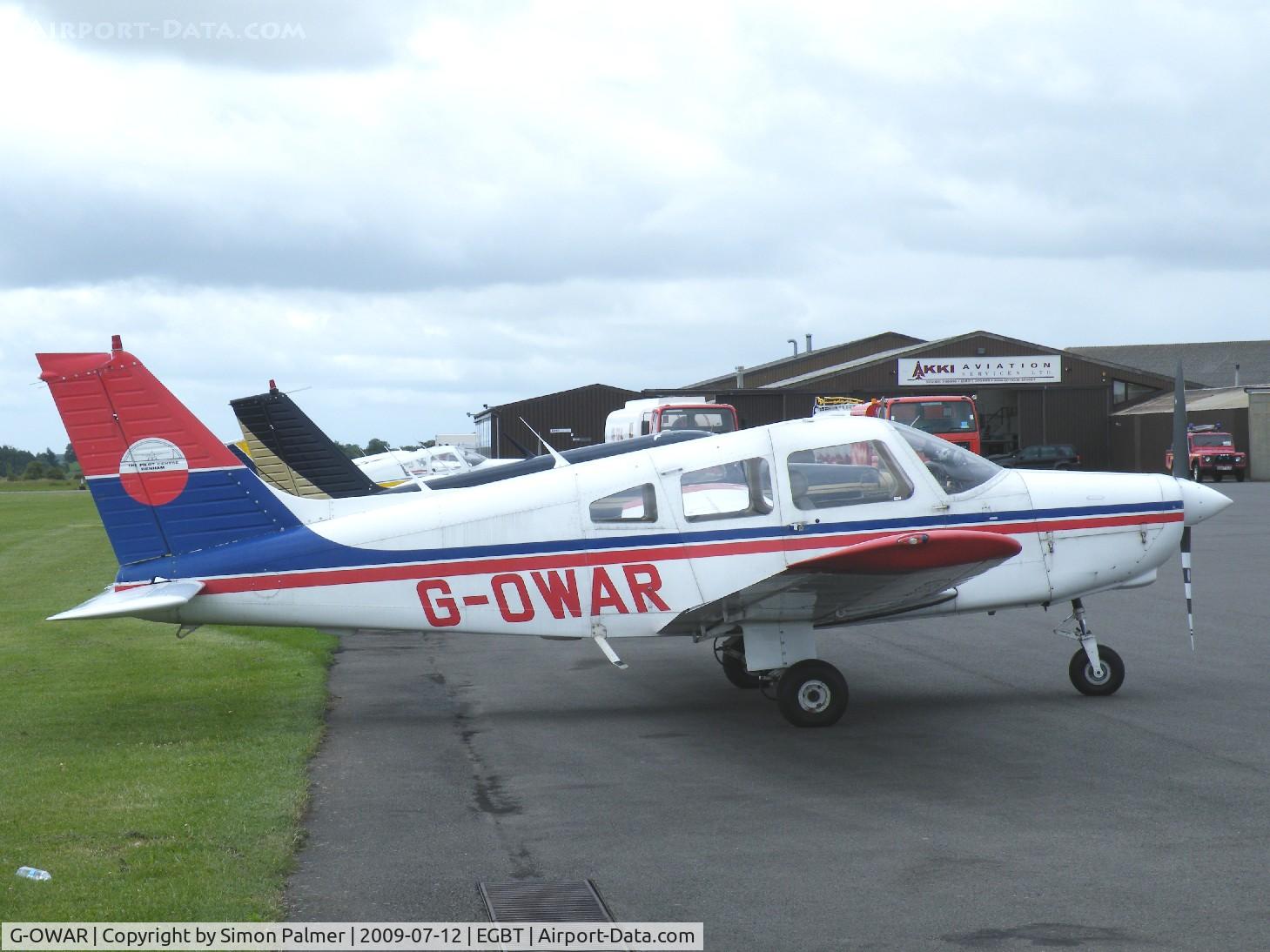 G-OWAR, 1986 Piper PA-28-161 Cherokee Warrior II C/N 28-8616054, PA-28 at Turweston