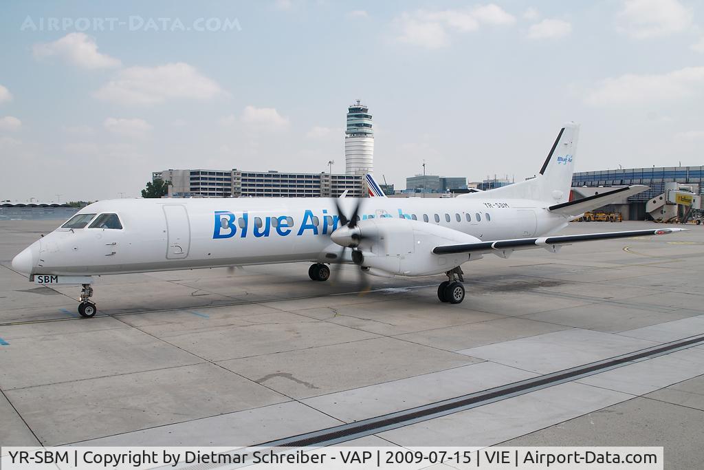 YR-SBM, 1995 Saab 2000 C/N 2000-014, Blue Air Saab 2000