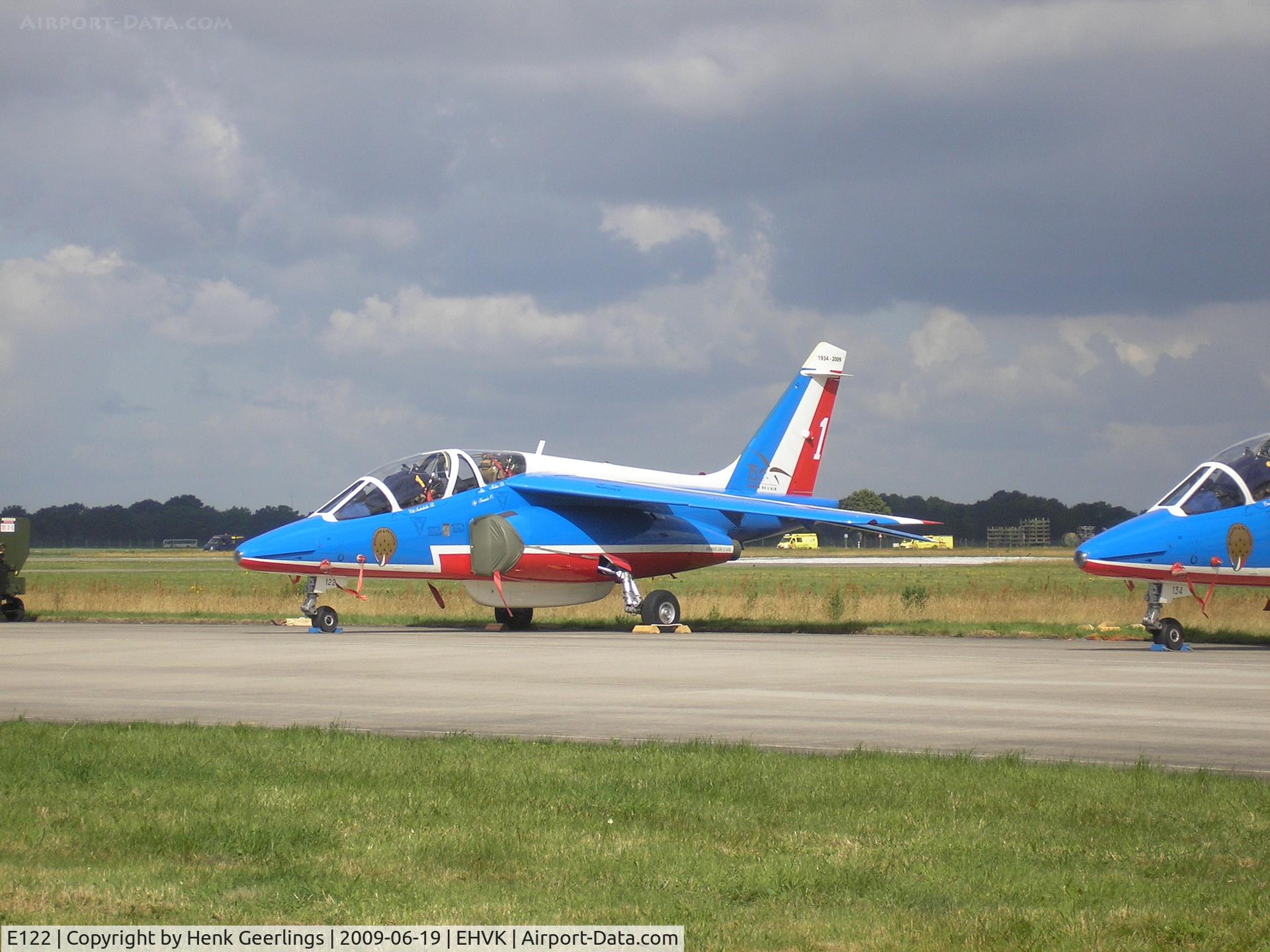 E122, Dassault-Dornier Alpha Jet E C/N E122, Dutch AF Openday , Volkel AFB , Patrouille de France , F-TERD nr 1