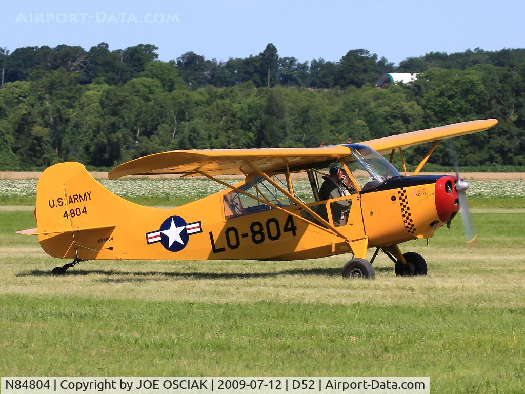 N84804, 1946 Aeronca 7AC Champion C/N 7AC-3518, Leaving D52