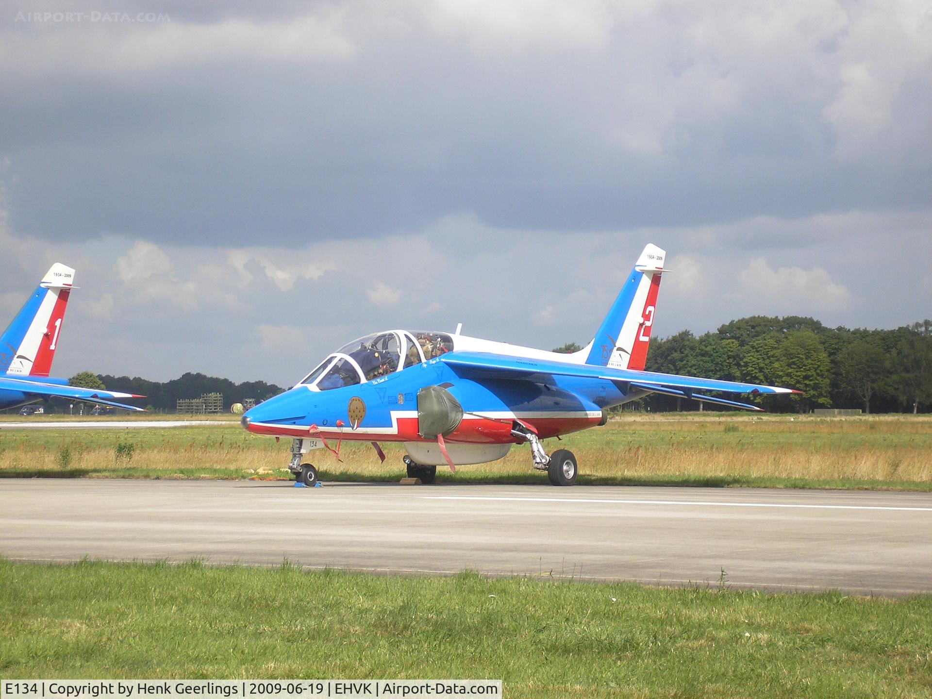 E134, Dassault-Dornier Alpha Jet E C/N E134, Dutch AF Openday , Volkel AFB , Patrouille de France , F-TERM nr 2