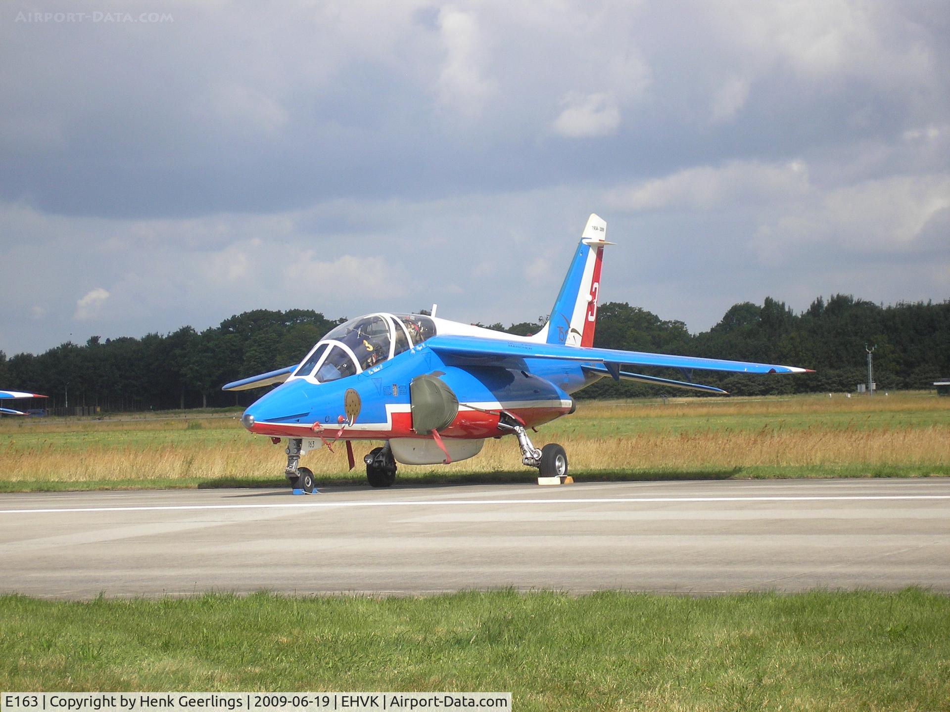 E163, Dassault-Dornier Alpha Jet E C/N E163, Dutch AF Openday , Volkel AFB , Patrouille de France , F-TERB nr 3