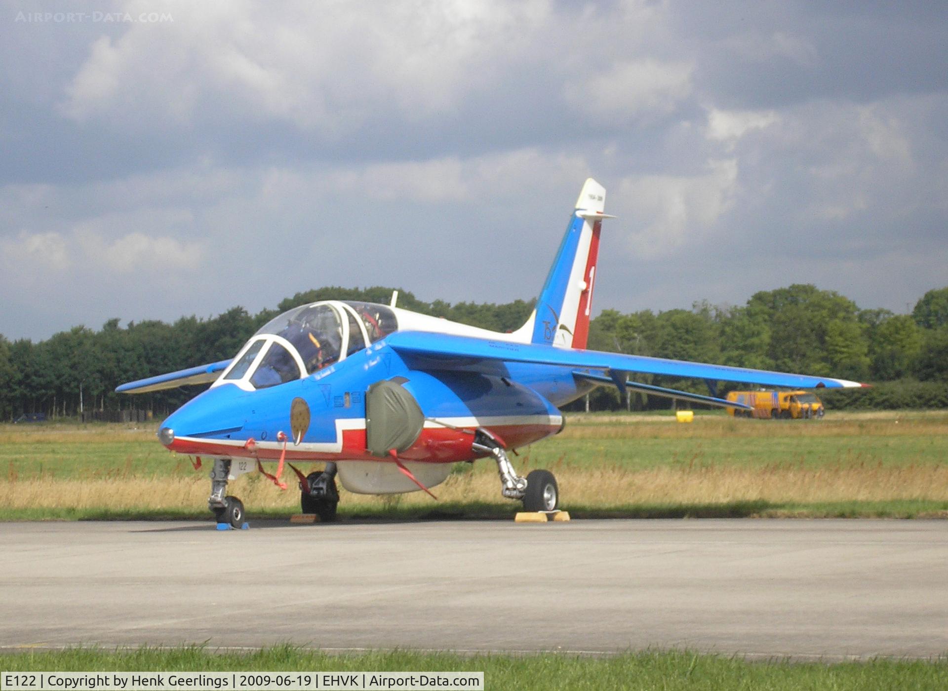 E122, Dassault-Dornier Alpha Jet E C/N E122, Dutch AF Openday , Volkel AFB , Patrouille de France , F-TERD  nr 1