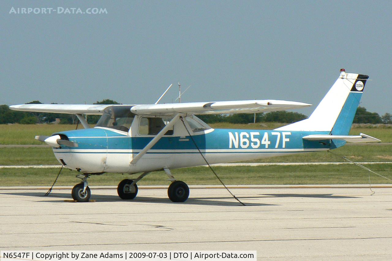 N6547F, 1966 Cessna 150F C/N 15063147, At Denton Municipal