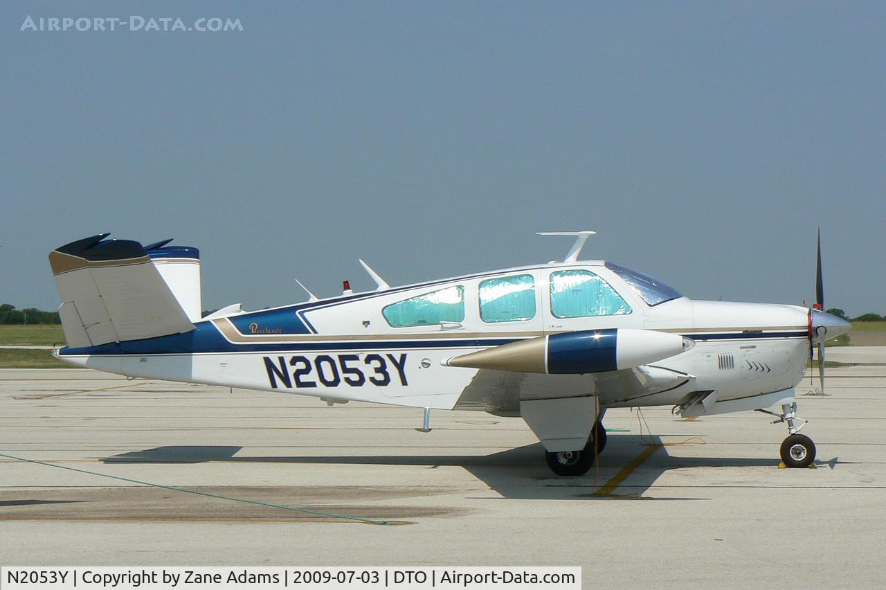 N2053Y, 1978 Beech V35B Bonanza C/N D-10200, At Denton Municipal