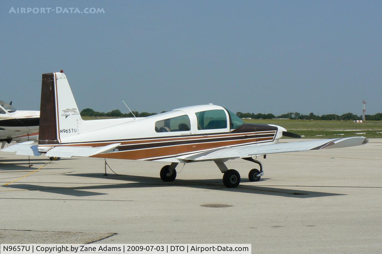 N9657U, Grumman American AA-5A Cheetah C/N AA5A-0023, At Denton Municipal