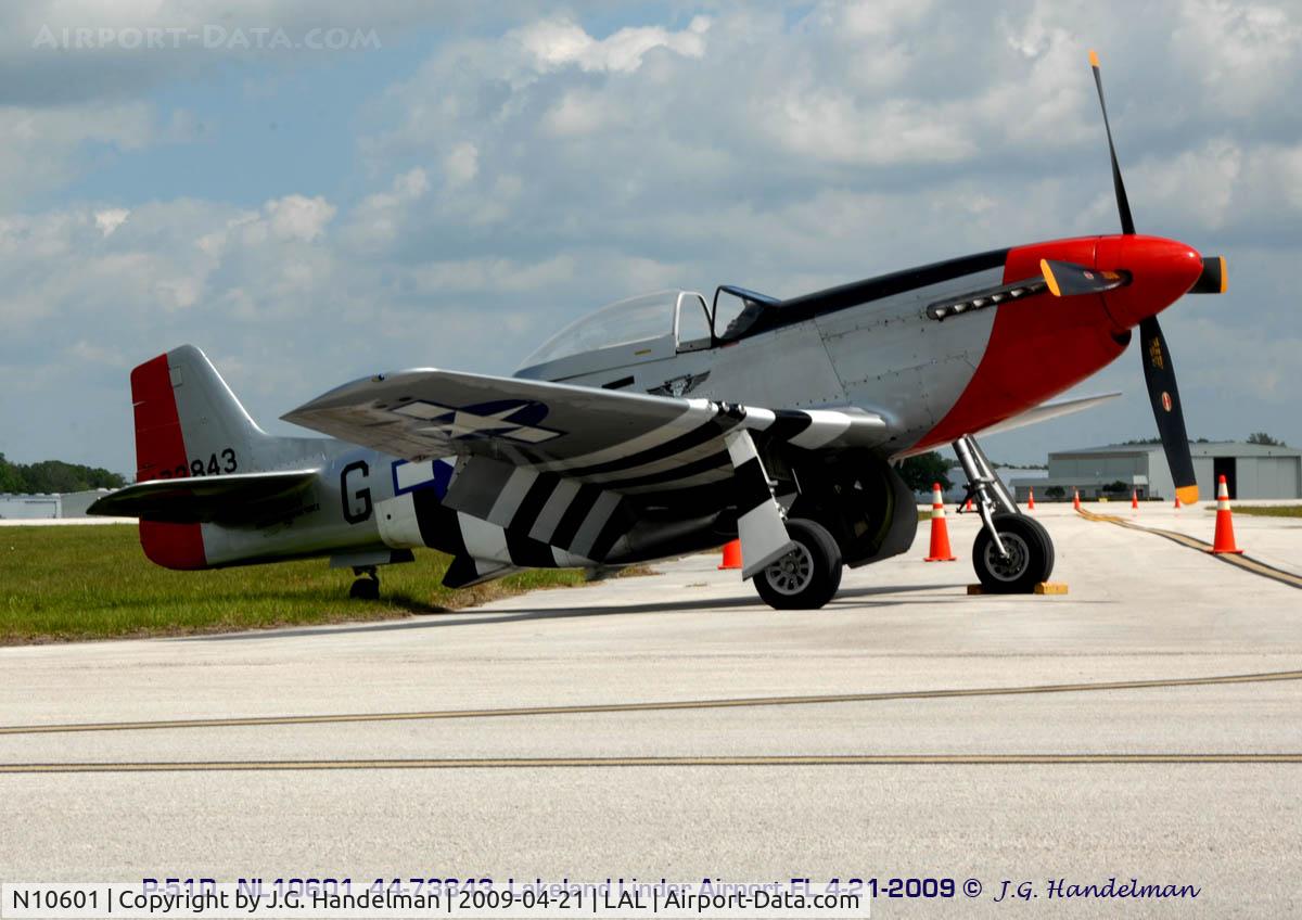 N10601, 1944 North American P-51D Mustang C/N 122-40383, at Sun N' Fun