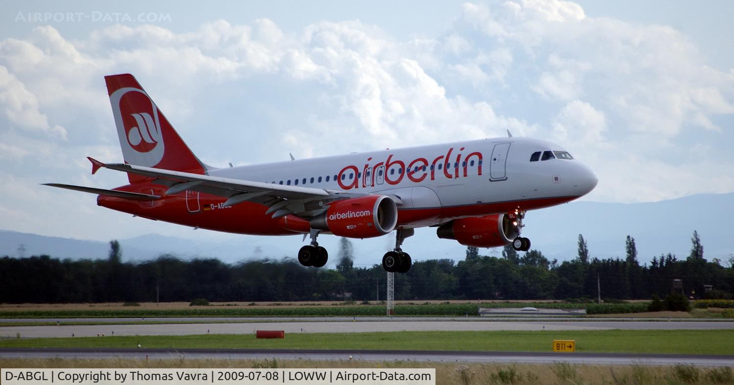 D-ABGL, 2008 Airbus A319-112 C/N 3586, Air Berlin Airbus A319-112 REG: D-ABGL