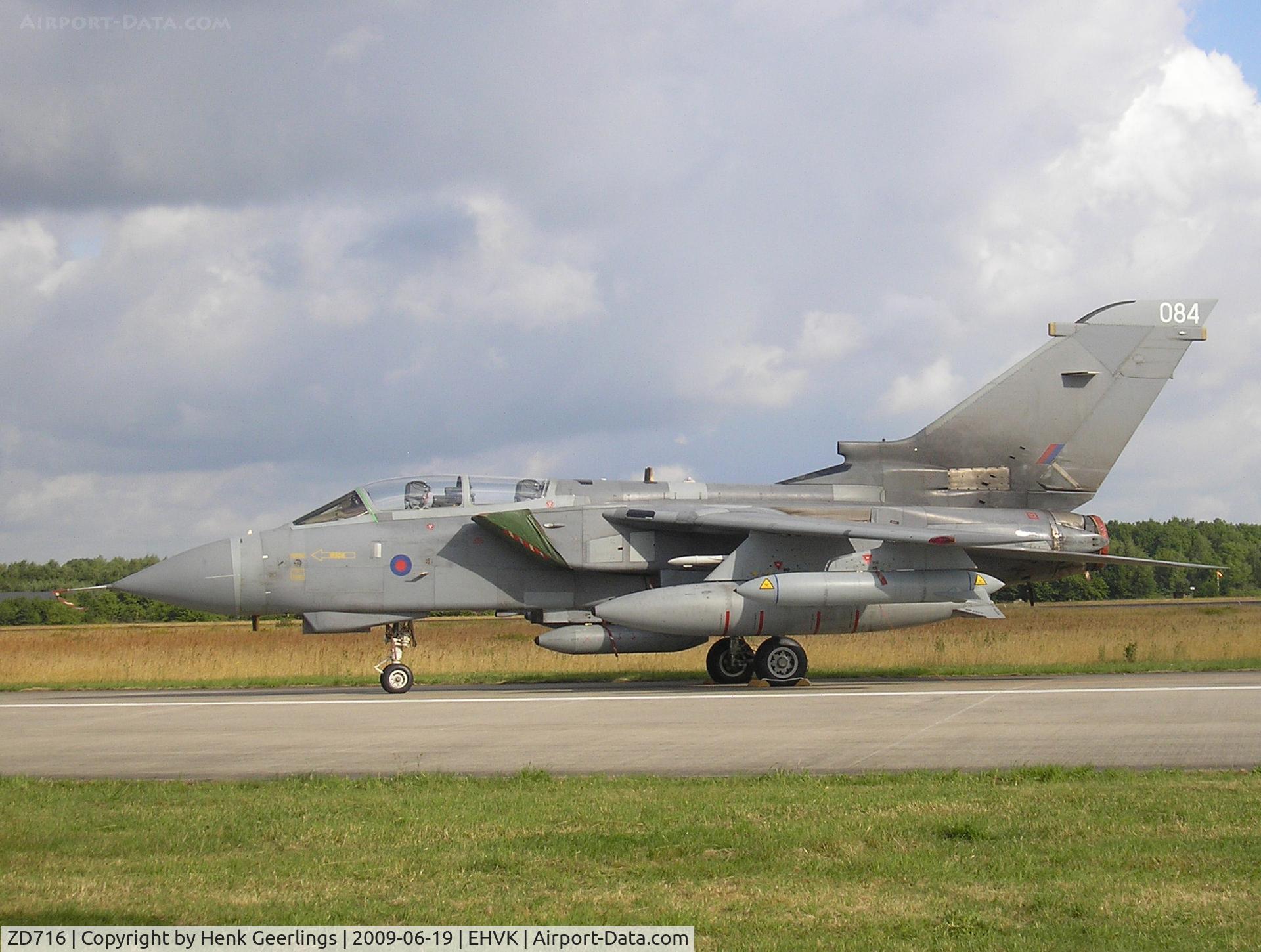 ZD716, 1984 Panavia Tornado GR.4 C/N 341/BS117/3157, Dutch AF Openday , Volkel AFB