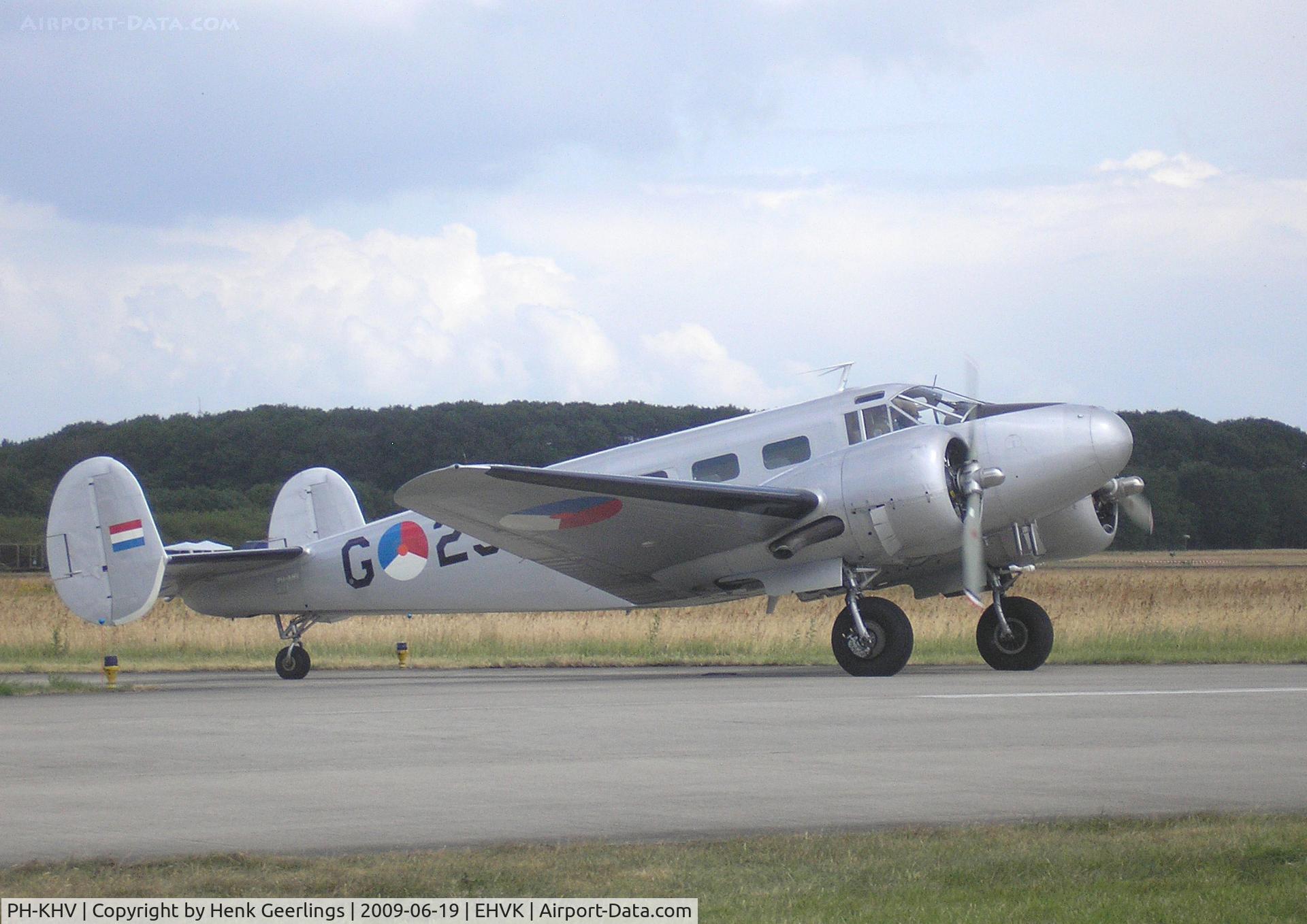 PH-KHV, 1952 Beech Expeditor 3NM (D18S) C/N A-904/CA-254, Dutch AF Openday , Volkel AFB