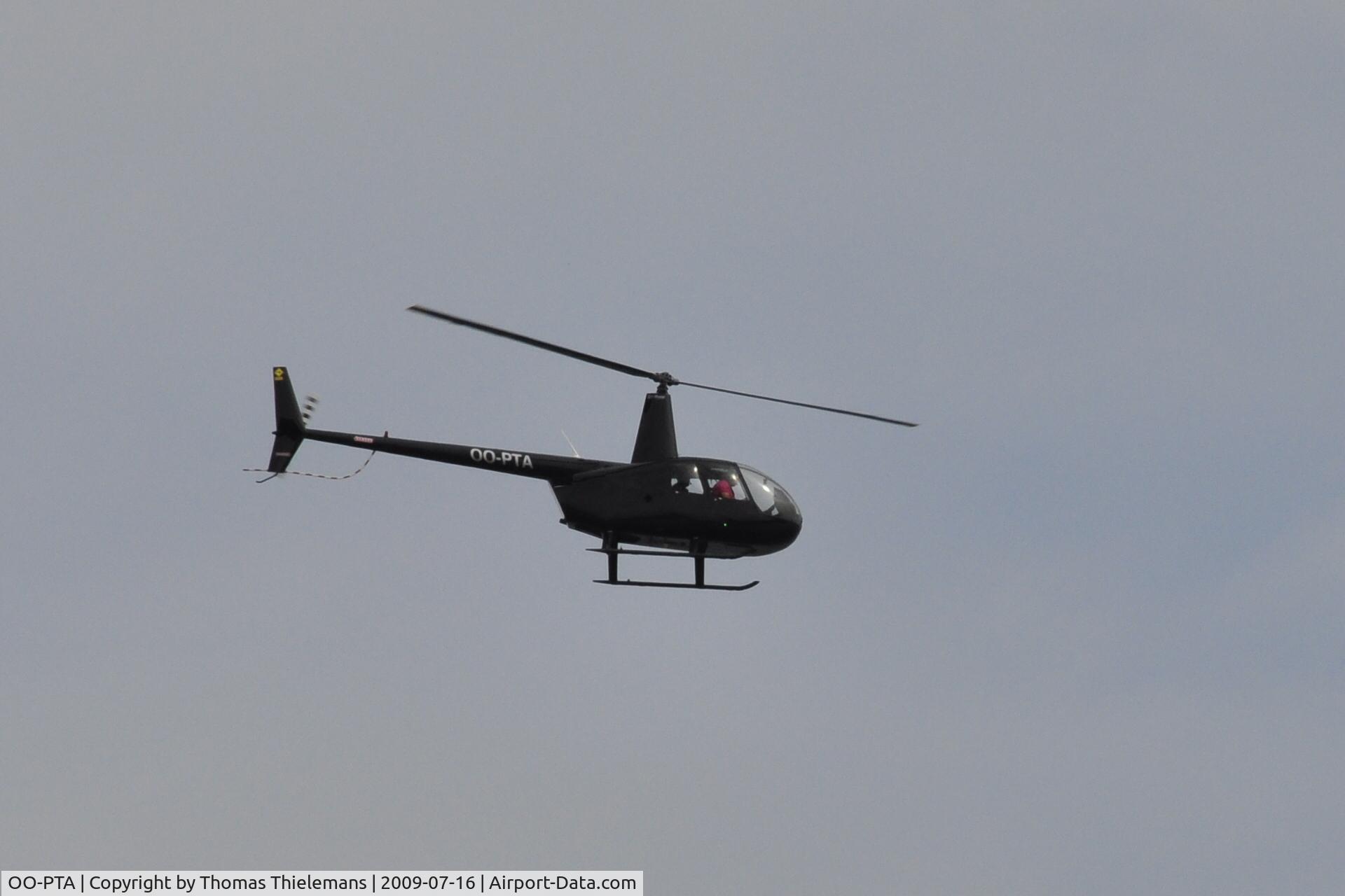 OO-PTA, 2006 Robinson R44 Raven II C/N 11445, above Knokke beach