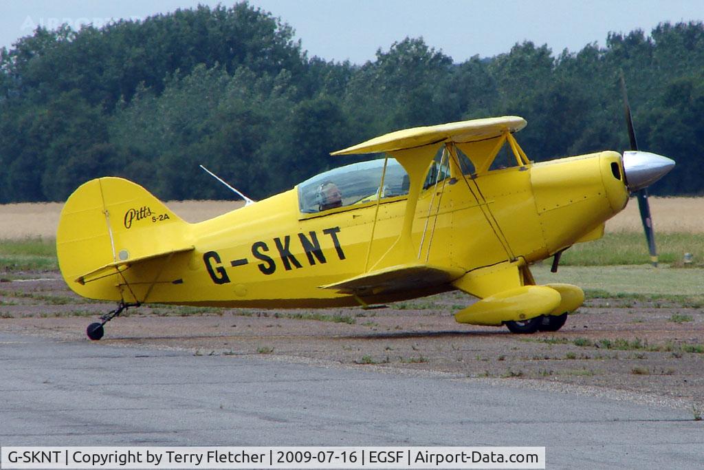 G-SKNT, 1973 Aerotek Pitts S-2A Special C/N 2048, competing in the 2009 Mazda Aerobatic Championships held at Peterborough Conington