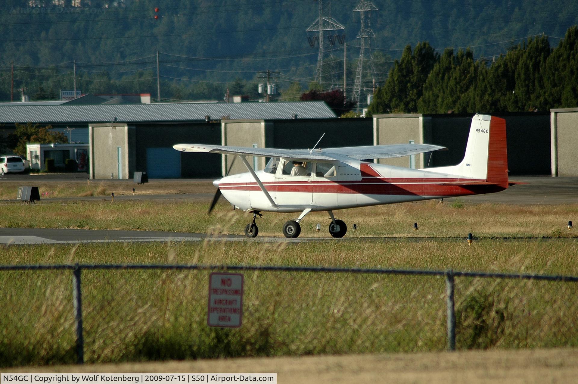 N54GC, 1959 Cessna 172 C/N 46454, taxying