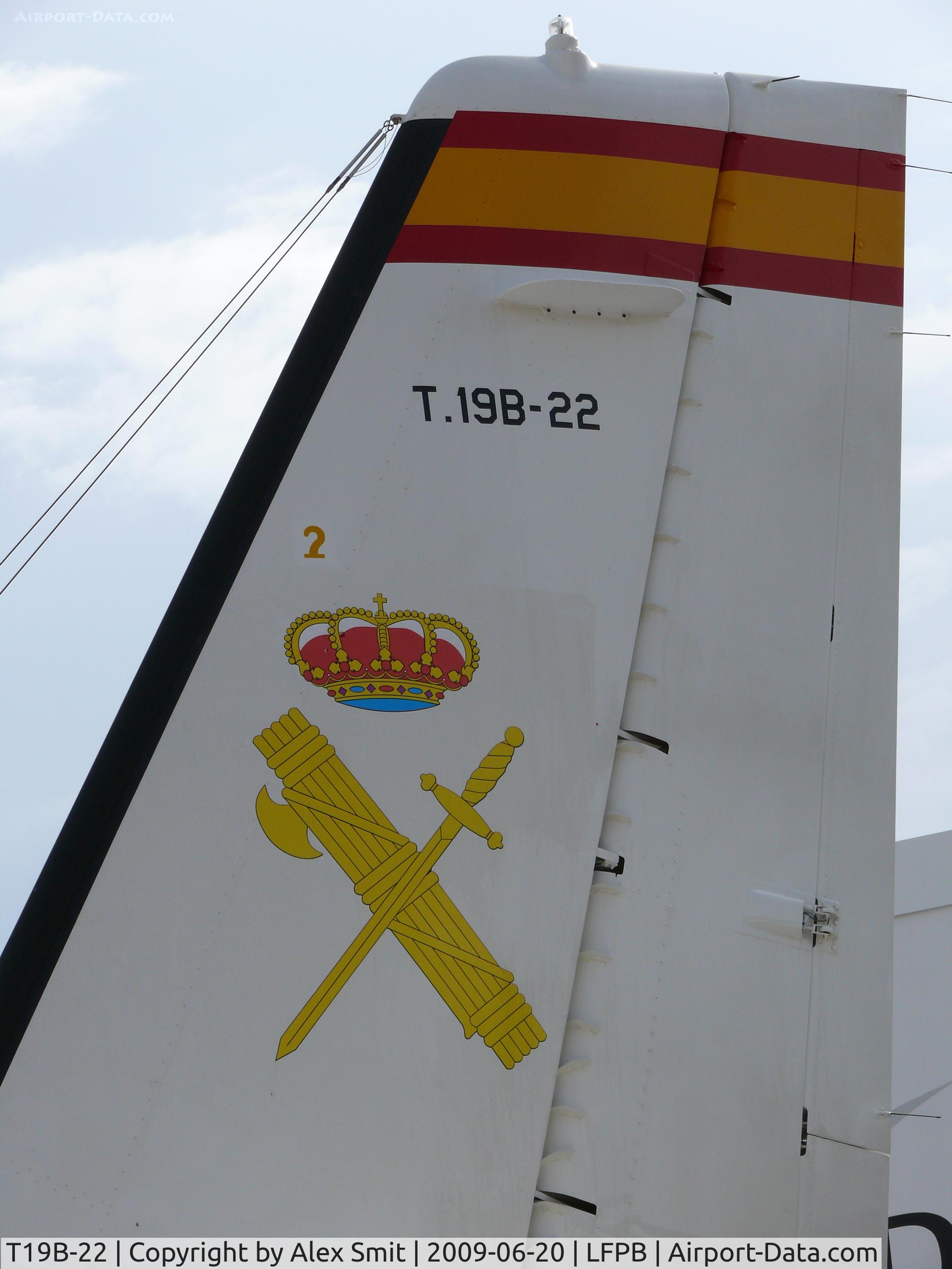 T19B-22, CASA CN-235 MPA Persuader C/N C181, CASA CN235M-300 T.19B-22/09-502 Spanish Guardia Civil
