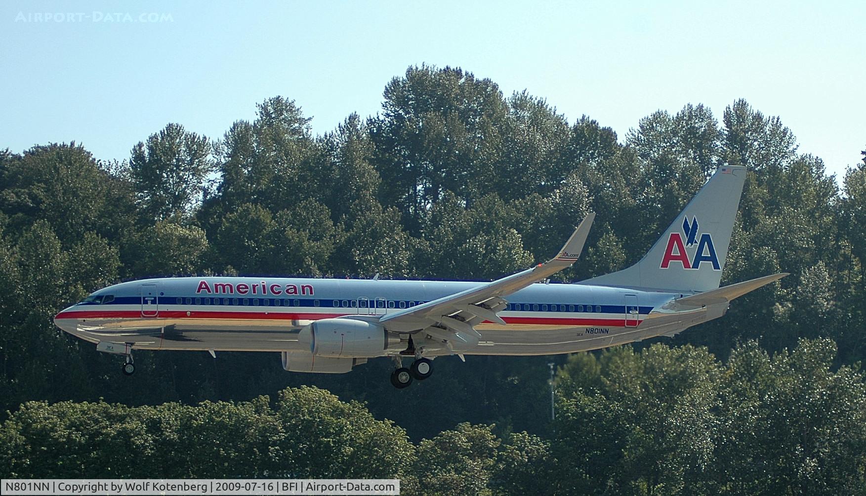 N801NN, 2009 Boeing 737-823 C/N 29565, on final
