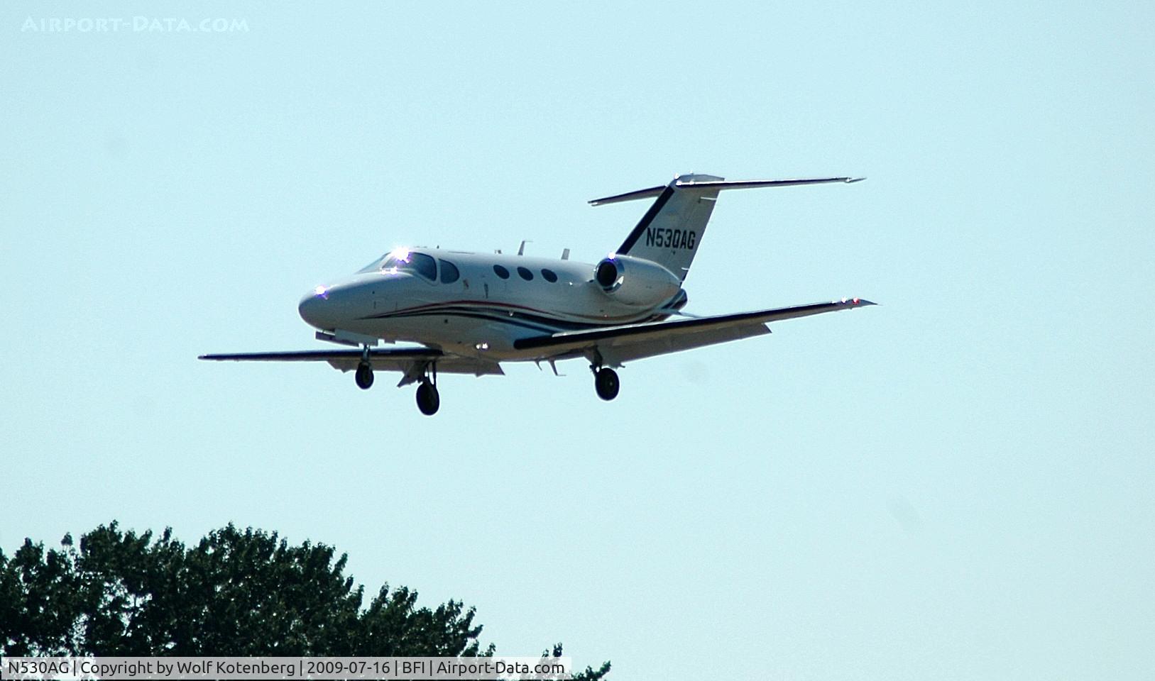 N530AG, 2009 Cessna 510 Citation Mustang C/N 510-0193, final