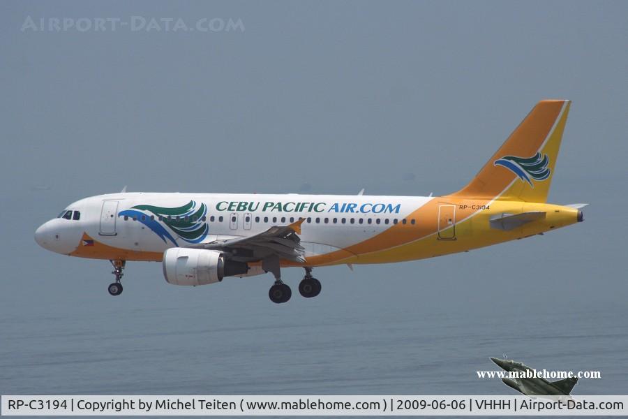 RP-C3194, 2006 Airbus A319-111 C/N 2790, Cebu Air Pacific