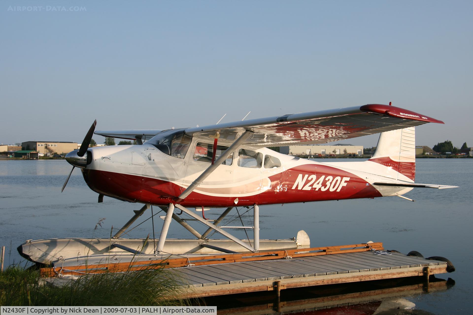 N2430F, 1965 Cessna 180H Skywagon C/N 18051630, PALH