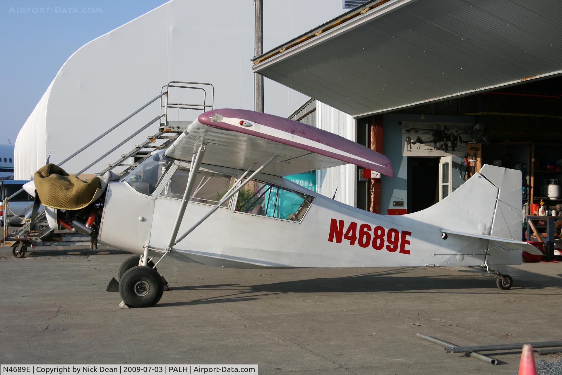N4689E, 1950 Champion Aeronca S7EC C/N 7EC35, PALH