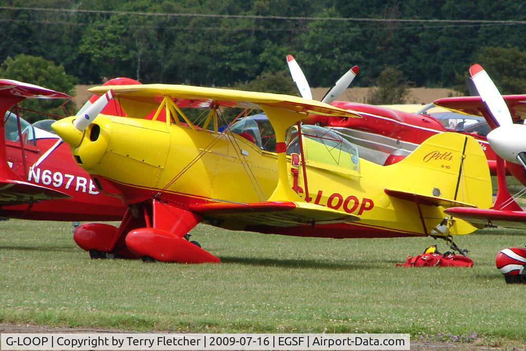 G-LOOP, 1973 Pitts S-1C Special C/N 850, Pitts S-1C competing in the 2009 Mazda Aerobatic Championships held at Peterborough Conington
