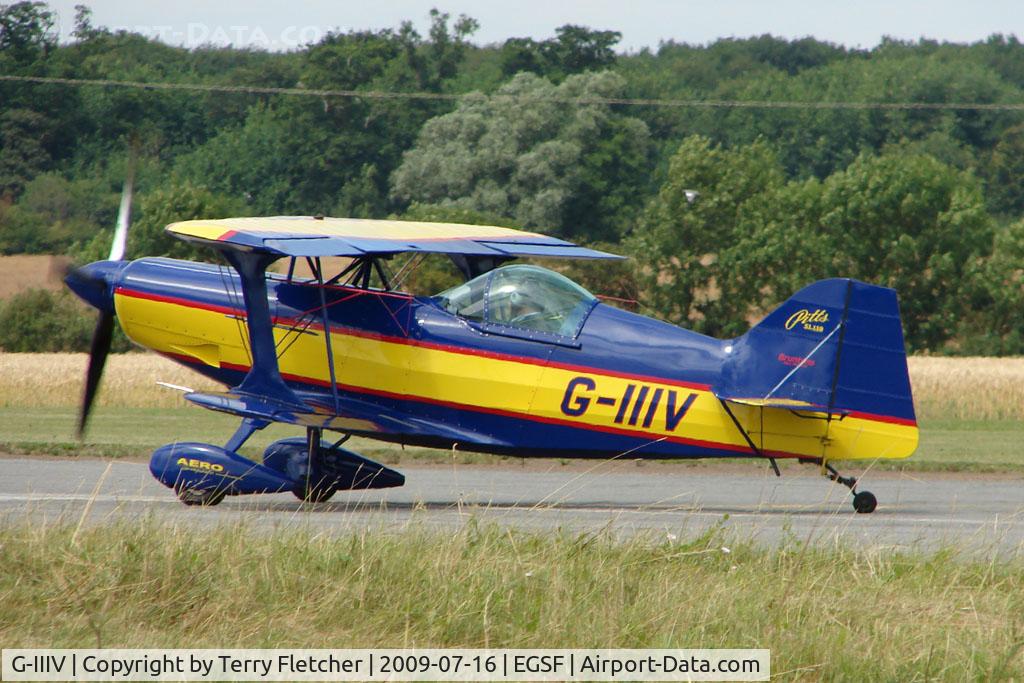 G-IIIV, 2002 Pitts S-1-11B/260 Super Stinker C/N PFA 273-13005, Pitts Super Stinker 11-260 competing in the 2009 Mazda Aerobatic Championships held at Peterborough Conington